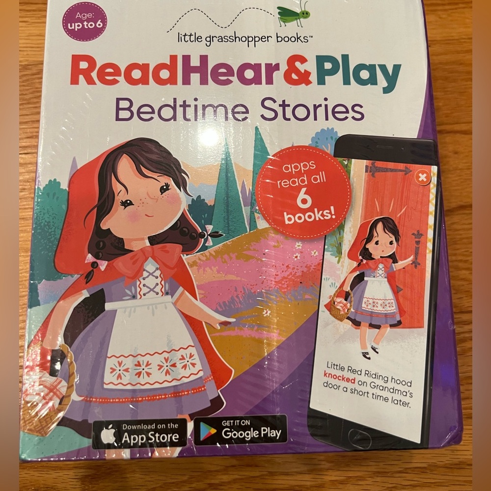 Read hear play bedtime stories books